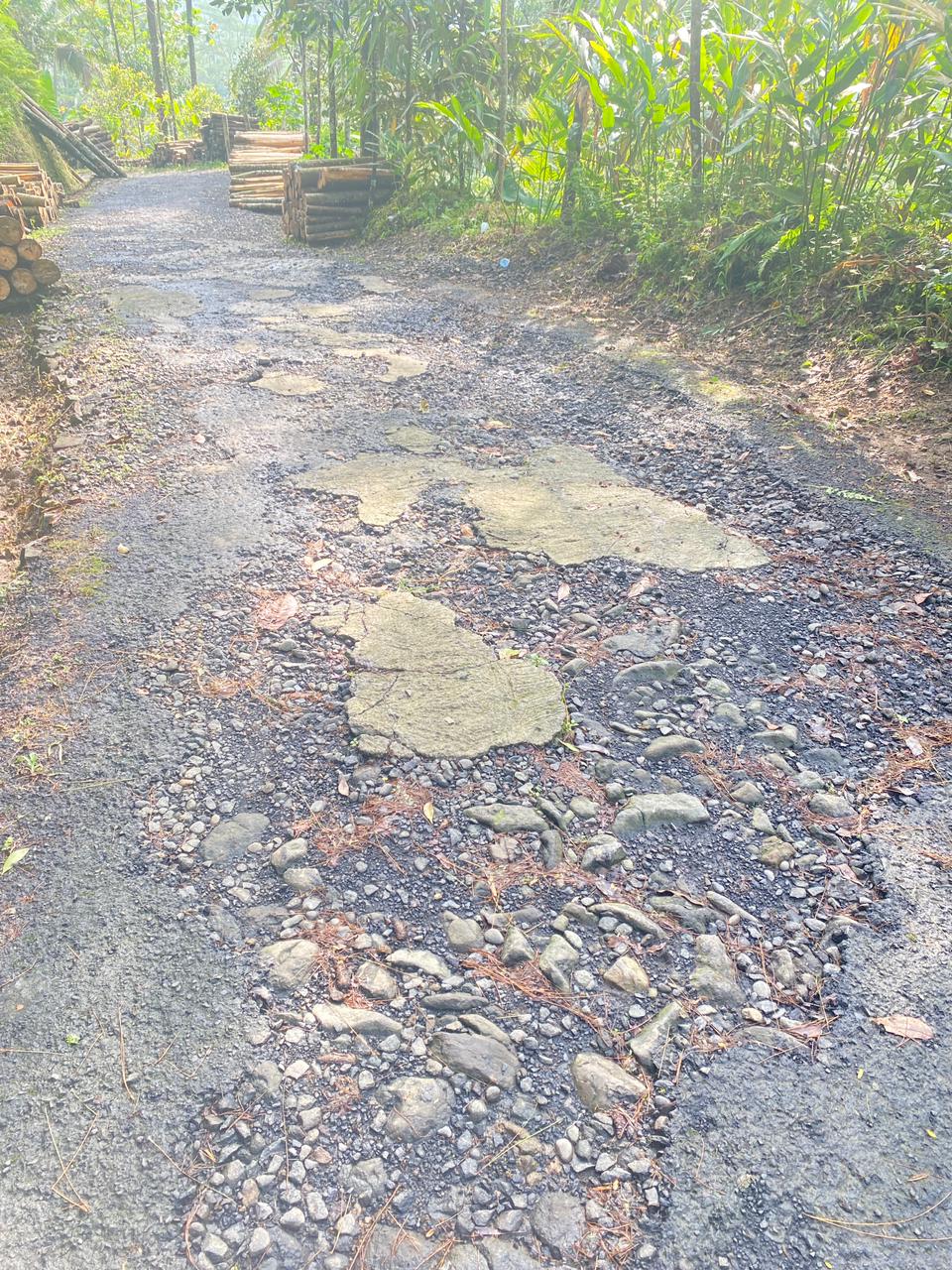 Lampiran foto terkait aduan Permohonan Perbaikan Jalan Rusak di Desa Gondang, Kecamatan Karangreja