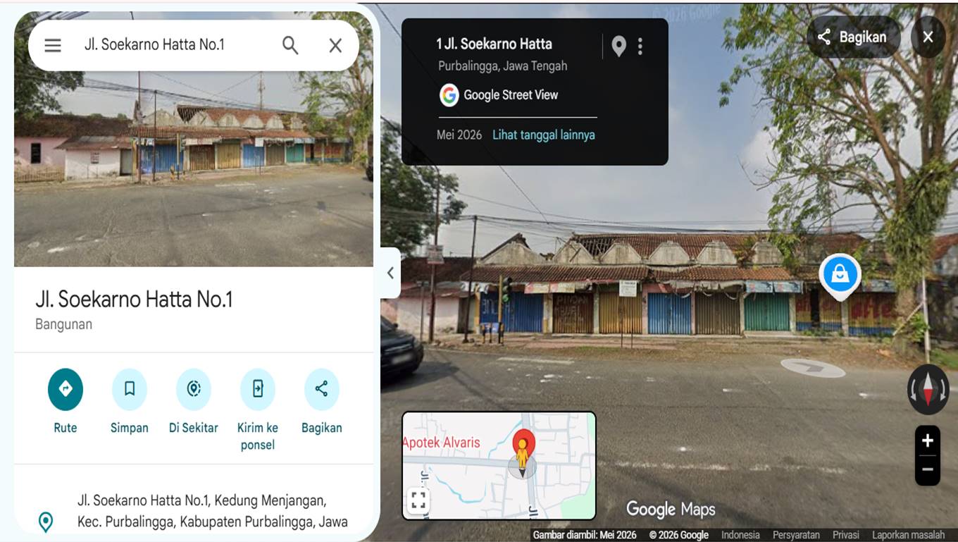 Lampiran foto terkait aduan Permohonan Tinjauan dan Pengelolaan Optimal Aset Pemerintah Kabupaten Purbalingga