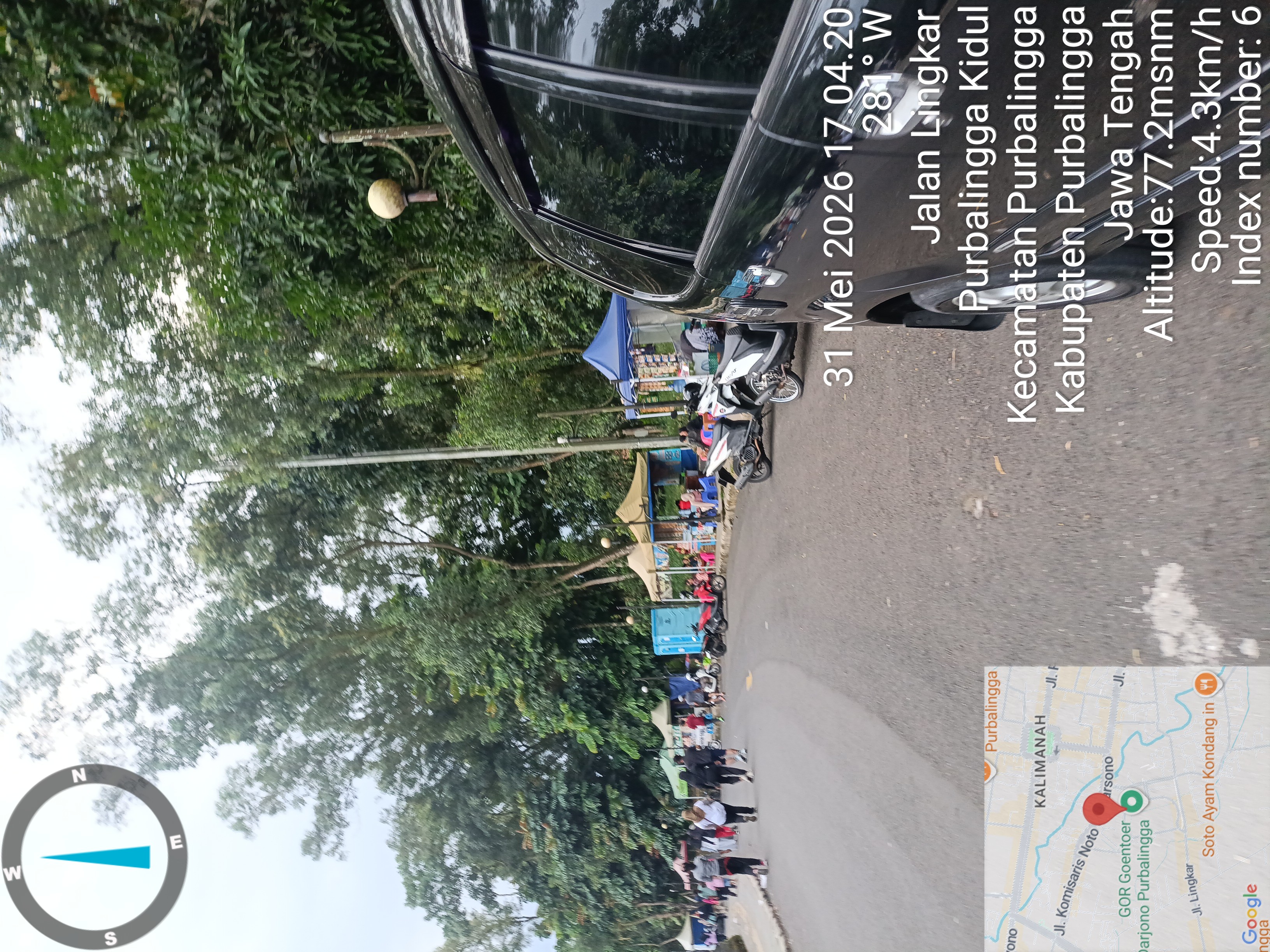 Lampiran foto terkait aduan Permintaan Penataan Area Parkir dan Pengelolaan Sampah di GOR Guntur Darjono untuk Mendukung Kegiatan Olahraga Warga