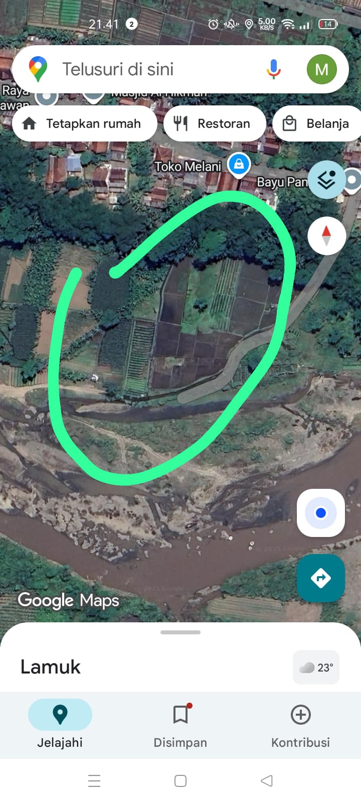 Lampiran foto terkait aduan Laporan Dampak Galian C PT Kalingga Terhadap Lingkungan dan Lahan Pertanian di Desa Lamuk