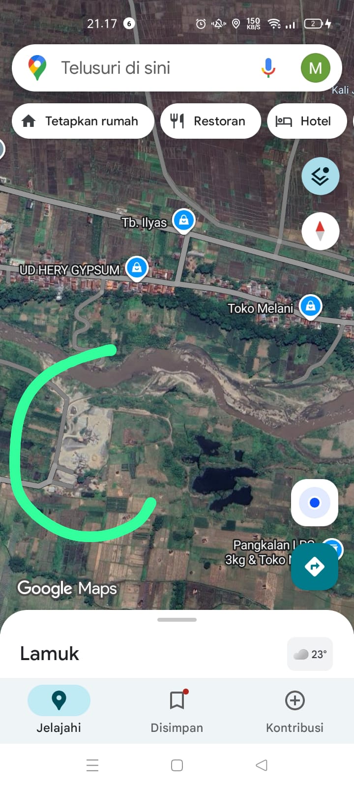 Lampiran foto terkait aduan Laporan Dampak Galian C PT Kalingga Terhadap Lingkungan dan Lahan Pertanian di Desa Lamuk