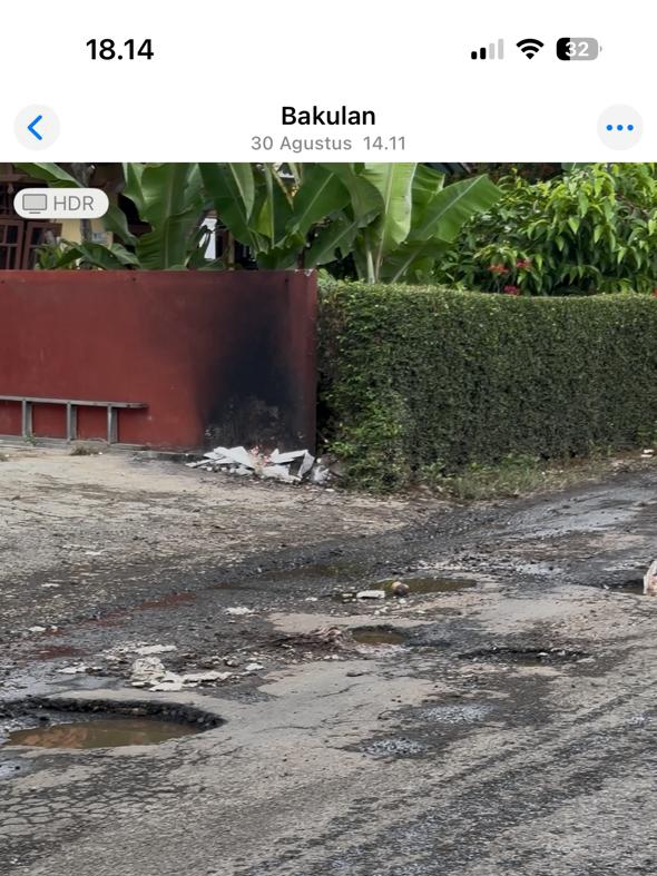 Lampiran foto terkait aduan Laporan Kondisi Jalan Rusak di Wilayah Kemangkon dan Bukateja, Purbalingga: Mohon Perbaikan